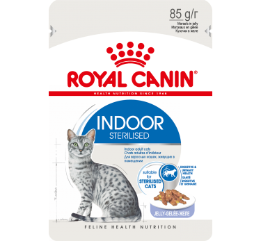 Royal Canin Indoor Sterilised в желе для стерилизованных кошек, 0,085кг